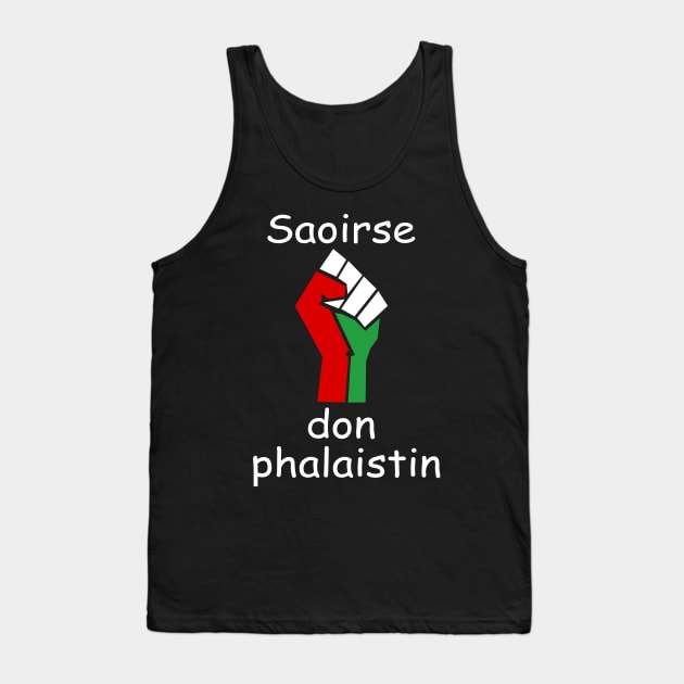 Saoirse Don Phalaistín Tank Top by Sunoria